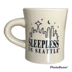 Vintage 1999  Sleepless in Seattle movie mug RARE skyline space needle